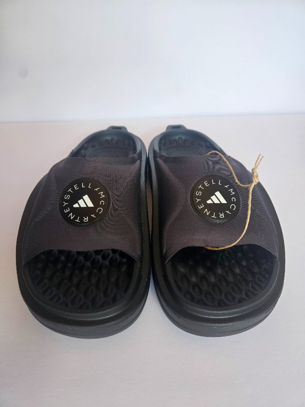 Adidas by Stella McCartney aSMC Slide Aurora Black Womens US 7 NEW aSMC IF6066